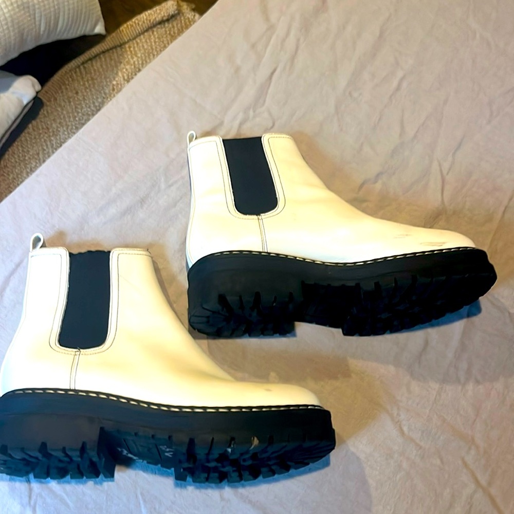 White Marc Fisher Boots